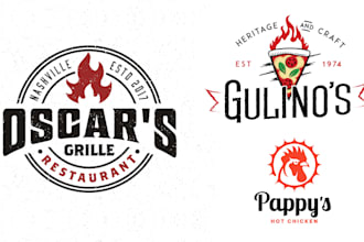 design coffee shop,food drinks and restaurant logo for your brand or company