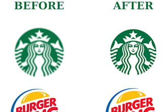 manually redo, trace, and convert your logo to vector