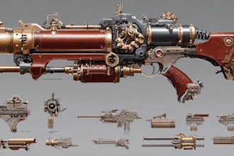 design unique weapons illustrations