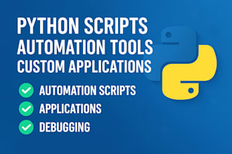 create python programs and scripts