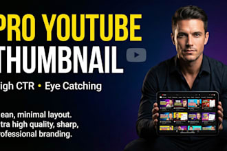 design catch viral youtube thumbnail for your cash cow channel