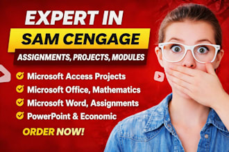 do sam cengage ms word task, microsoft office, excel, access, modules