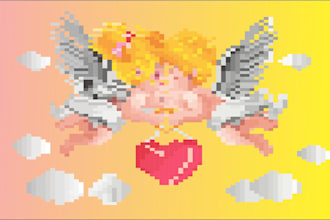create pixel art character animation for any purposes