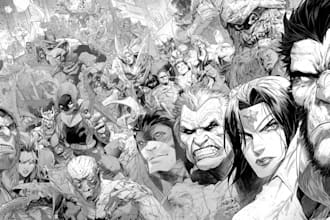 design characters and comic books