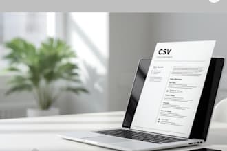 write a professional CV