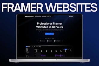 create a professional framer website in 48 hours or less