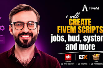 create fivem scripts jobs, hud, systems and more