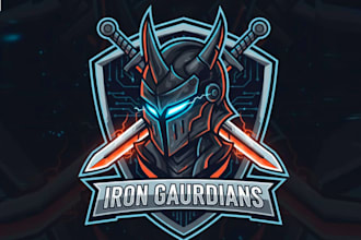 create amazing knight esport logo with unlimited revision
