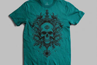 design unique vintage style t shirts with typography