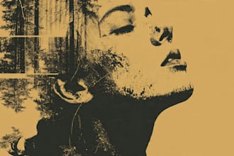 turn your photo into stencil art or silhouette