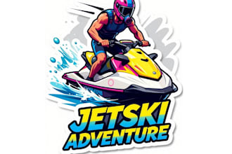design high quality jet ski logo with unlimited revision