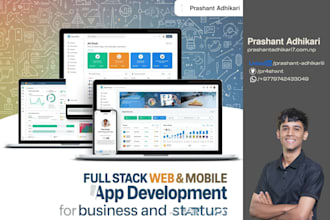 ship saas, dashboards, booking systems, or business apps