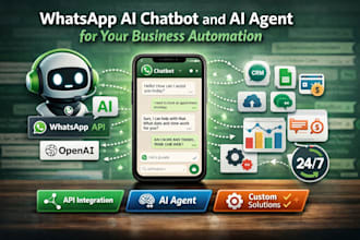 create whatsapp ai chatbot and ai agent for your business automation