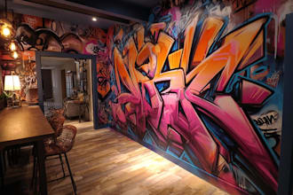 create custom graffiti art designs murals and wall arts