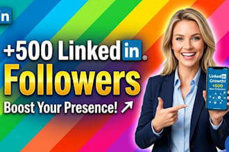 instantly gain 500 linkedin followers fast