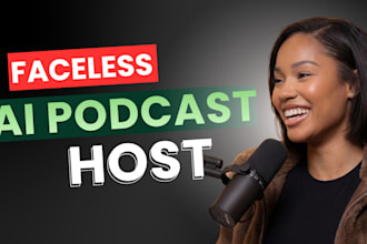 make an realistic ai influencer model with a podcast host