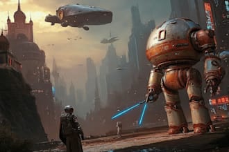 create high quality 3d character art, fantasy art