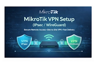 setup secure mikrotik VPN wireguard and ipsec, fast and reliable