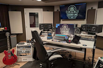record professional session guitar parts and HQ stems for your song