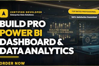 create interactive power bi dashboards for business and financial analytics