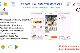 build cross platform flutter mobile apps for android and ios