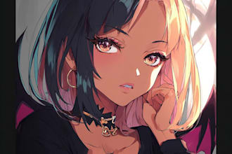 draw a dakimakura illustration for your fanart anime