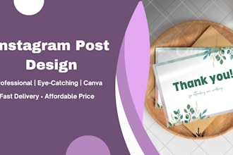 eye catching canva social media posts and graphics design
