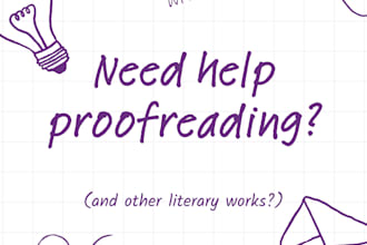 proofread and edit your technical or academic documents