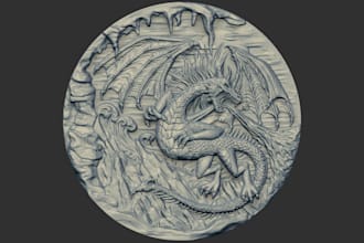 create jewellery relief model