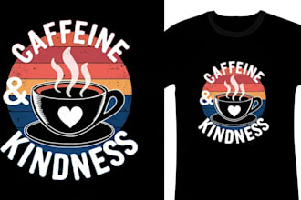do custom t shirt, typography and minimalist t shirt design