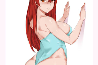 draw anime nsfw or character fanart
