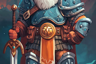 draw 2d game character or 2d game character