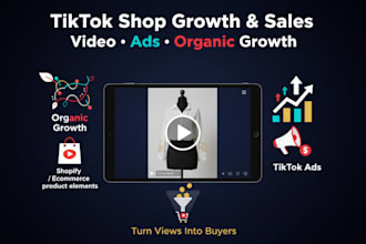 setup tiktok shop, facebook shop, instagram shop and integrate ecommerce store
