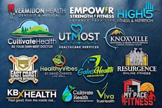 design a clean and minimalist medical logo design