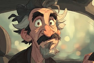 draw anime or cartoon illustration