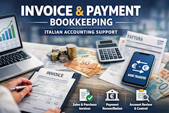 register sales and purchase invoices for italian businesses