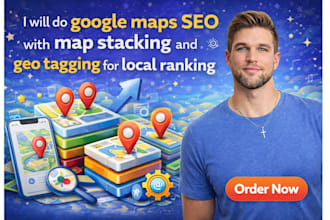 do google maps SEO with map stacking and geo tagging for local ranking