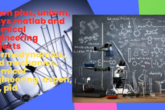 assist in thermodynamics, fluid mechanics, chemical engineering, aspen, pfd, pid