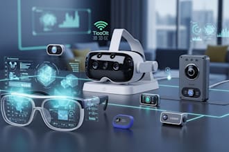 design wearable pcb with bluetooth connectivity for ar VR devices and pcb sensor