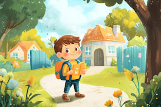 do childrens book illustration, story book