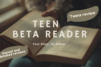 be a teen beta reader for childrens and ya books