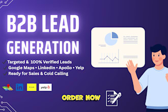 do b2b lead generation, business prospect research and email searching
