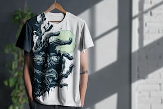 design minimalist vintage t shirt typography