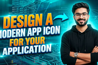 design a modern app icon for your application