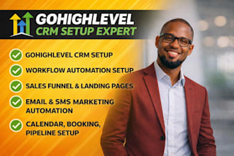 gohighlevel expert ghl CRM automation, websites, landing pages, sales funnels