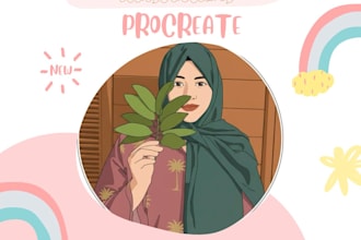 design cute stickers for you