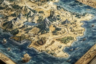 draw a custom map for fantasy