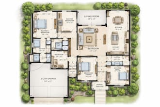 create detailed 2d house plans and layouts