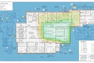design a professional photometric lighting plan using dialux evo