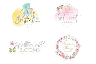 draw hand drawn botanical line art for tattoo, packaging, and floral logo